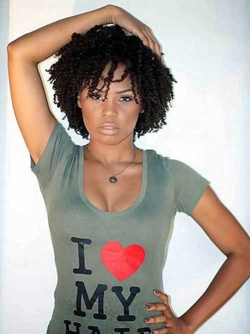 Natural Short Curly Hairstyles for Black Women