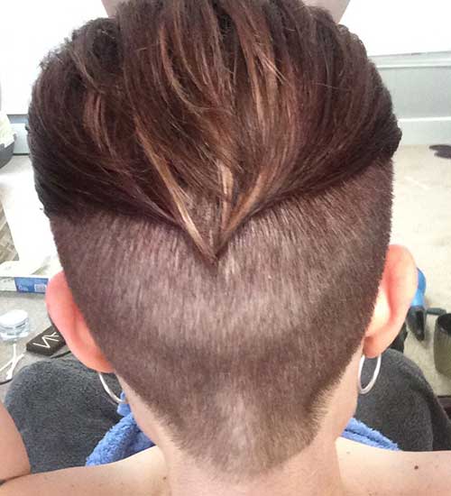 Shaved Pixie Cut-10