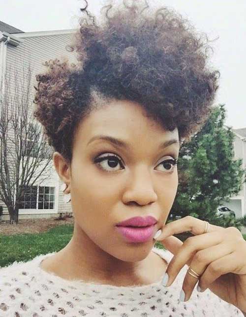 Natural Short Curly Hairstyles-12