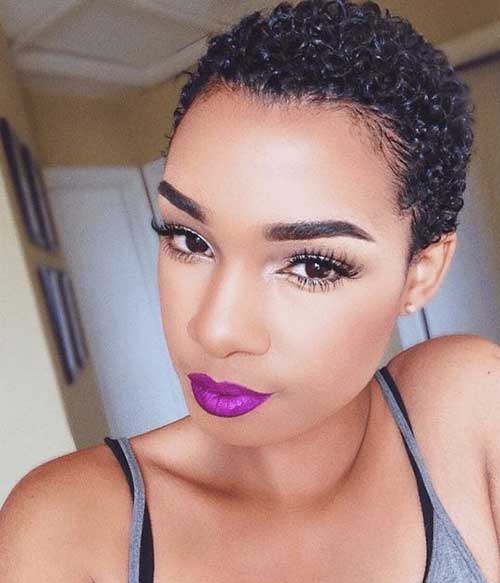 Natural Short Curly Hairstyles-13