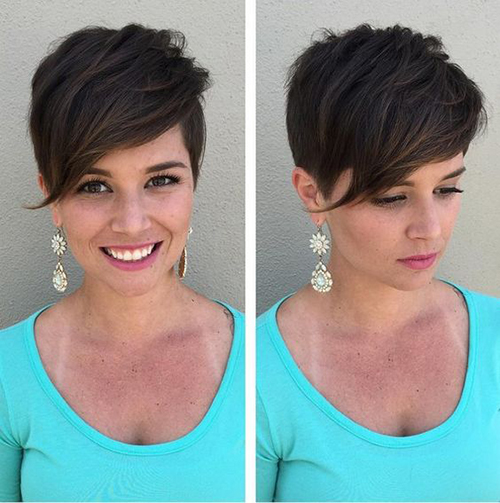 Hairstyles for Short Hair with Bangs-9
