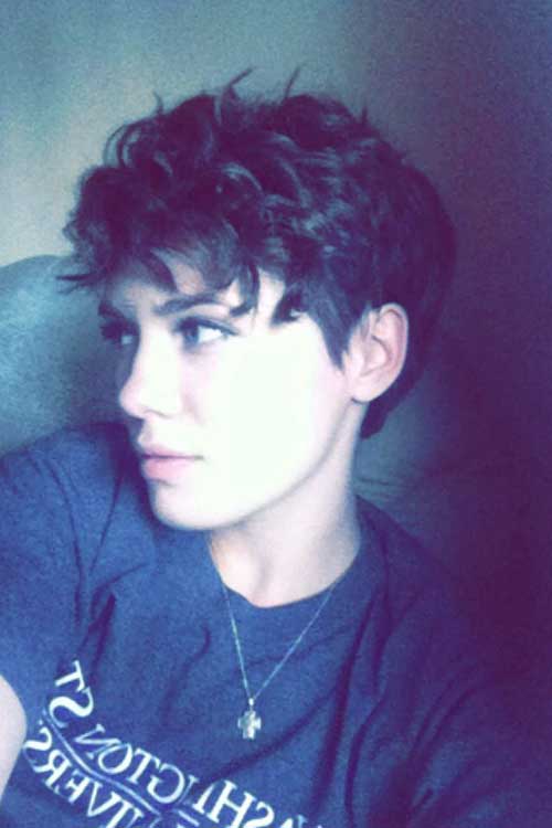 Short Curly Hairstyle