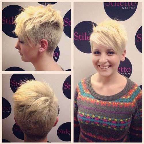 Short Shaved Pixie Cuts