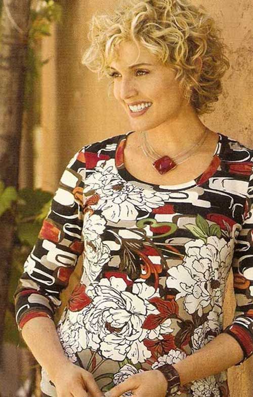 Curly Short Blonde Hairstyles 2014-2015