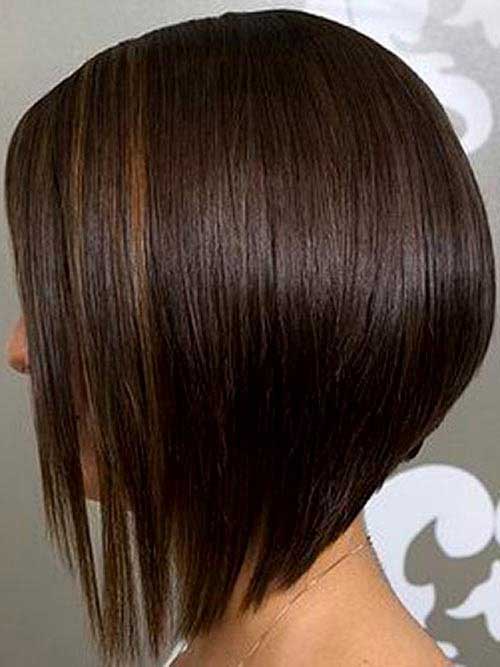Inverted Short Straight Hairstyles