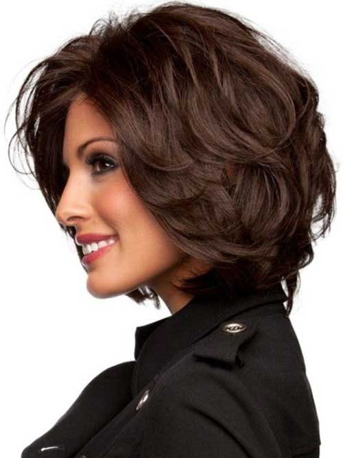 Layered Short Cut for Thick Hairstyles