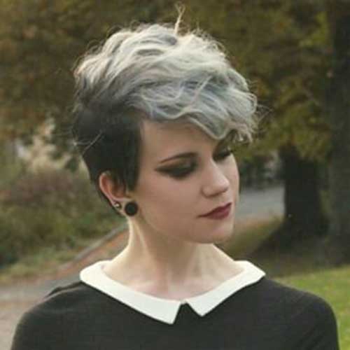 Gray Pixie Haircuts