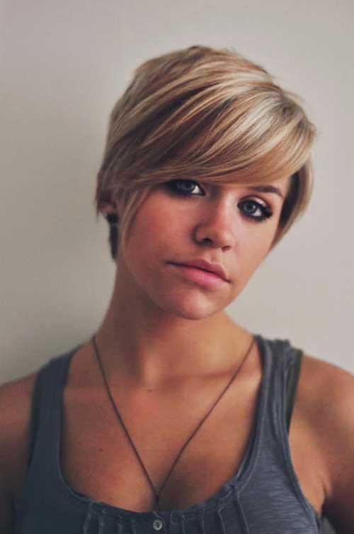 Highlighted Long Pixie Hairstyles