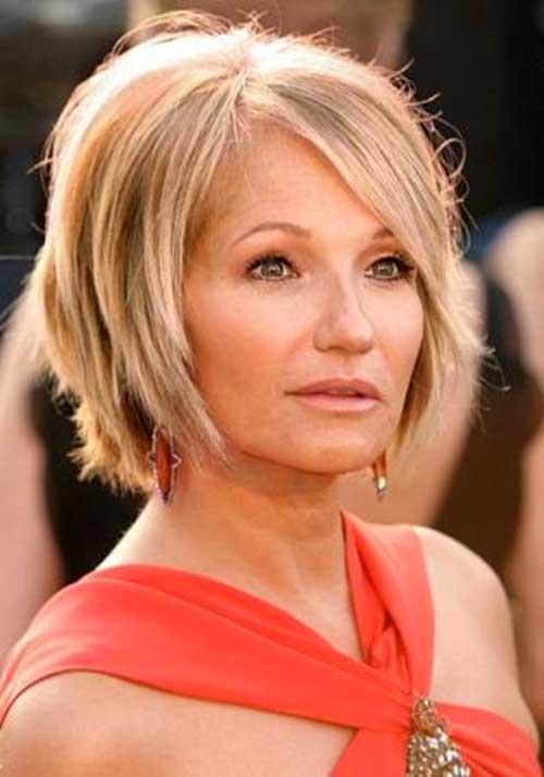 Layered Short Haircuts for Mature Ladies