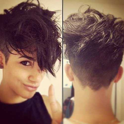 Messy Long Pixie Hairstyles