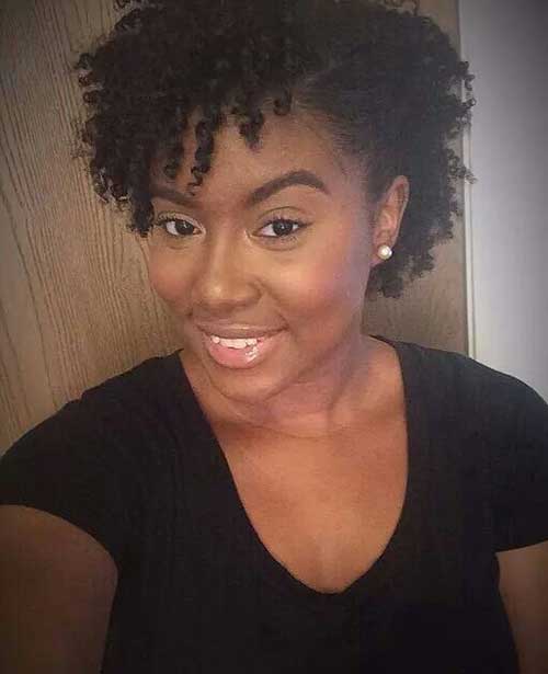 Natural Easy Short Hairstyles for Curly Hair Pics