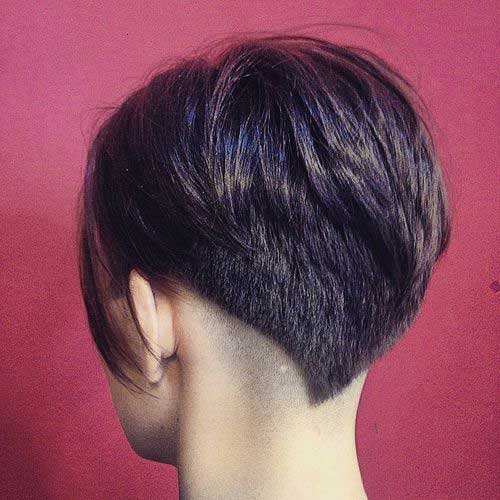 Pixie Cuts Back View for Thick Hair