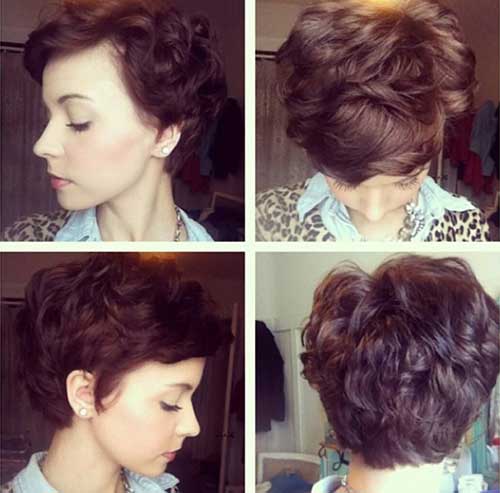 Pixie Cuts for Wavy Thick Hair