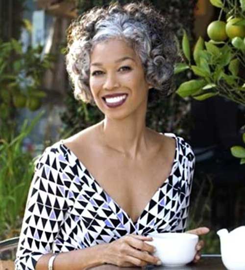 Short Curly Haircuts for Older Ladies