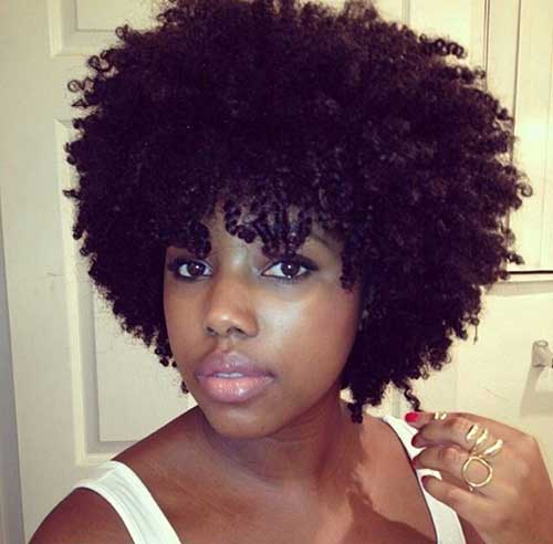 Short Hair Curly Thick Afro Styles