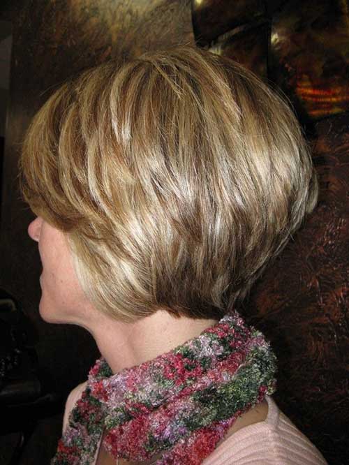 Short Stacked Hair For Over 50
