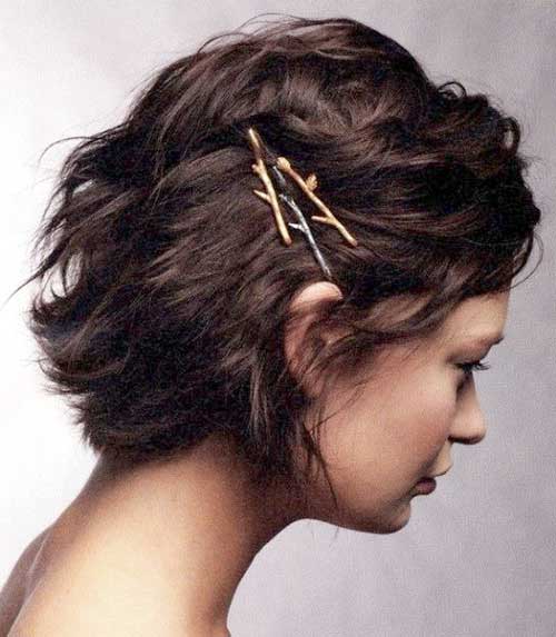 Simple Bobby Pin Hairstyles For Short Hair