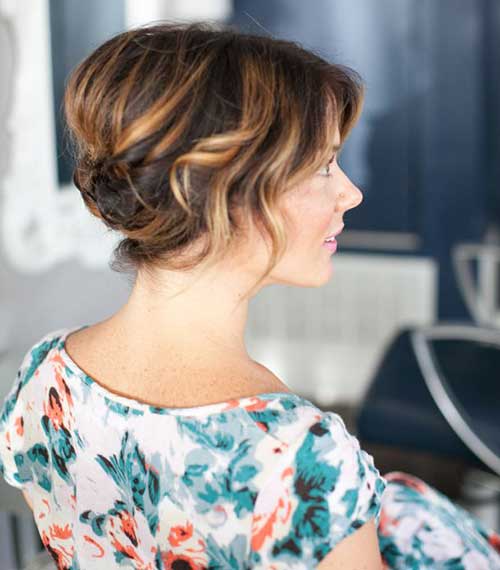 Simple Updos Short Hairstyles