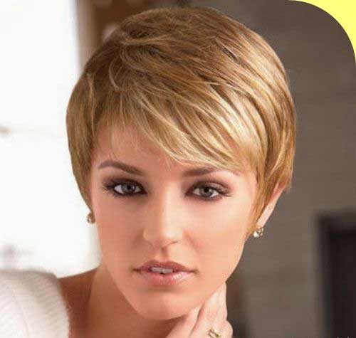 Straight Blonde Pixie Cuts for Oval Faces