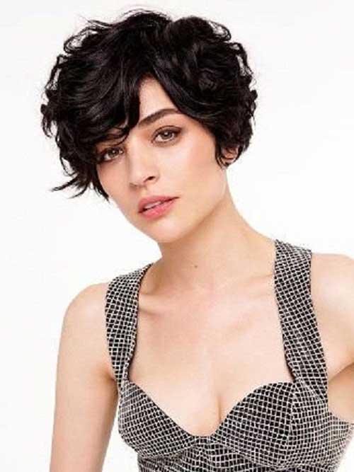 Thick Curly Hairstyles Short Cut