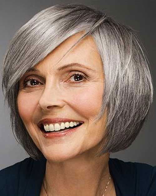 Nice Bob Hairstyles for Older Women