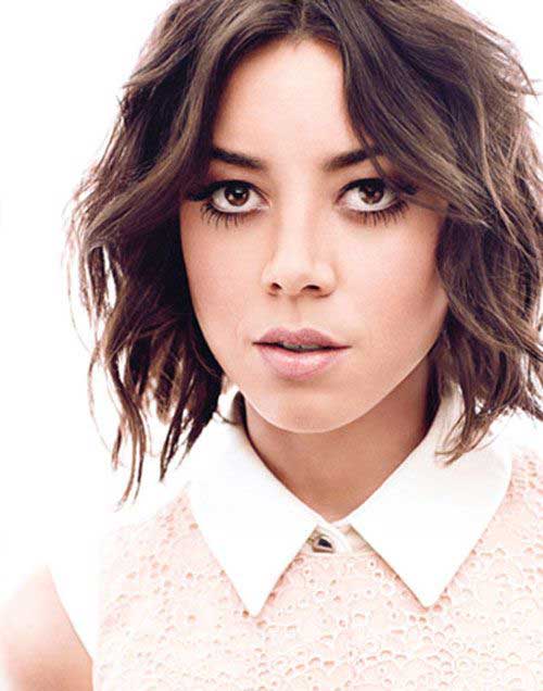 Dark Brown Bob Hairstyles for Thick Wavy Hair