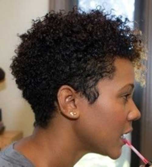 Very Short Natural Curly Afro Styles