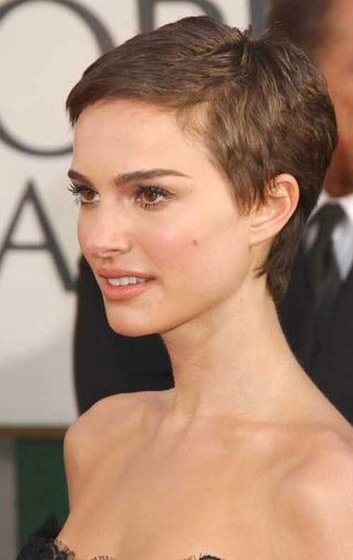 Very Short Pixie Cut Side View