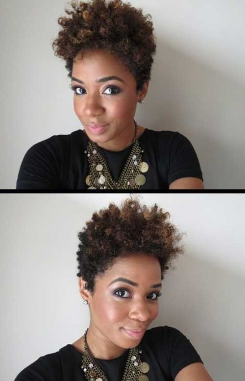 Short Curly Hairstyles for Black Women-12