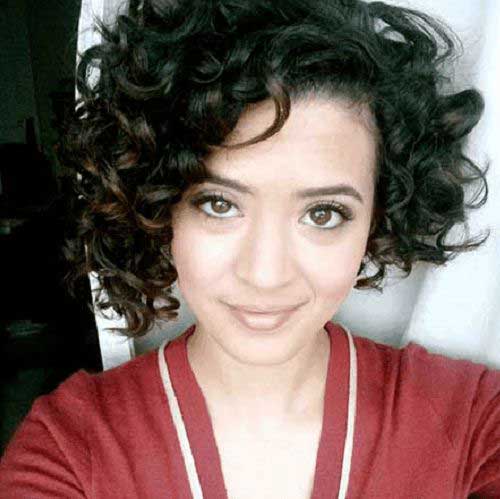 12.Short Curly Hairstyle