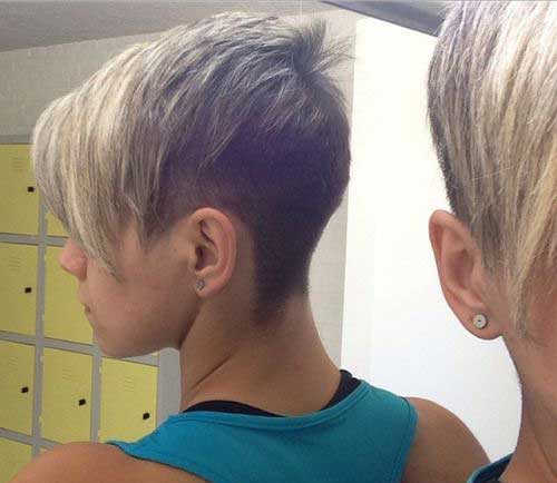 14.Blonde Short Hairstyle