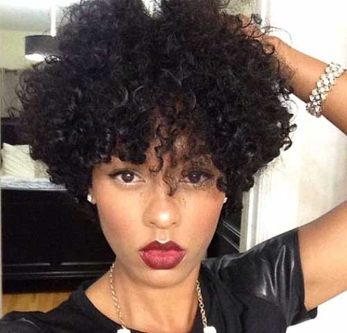 Short Curly Hairstyles for Black Women-25