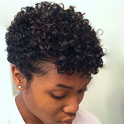 Short Curly Hairstyles for Black Women-26