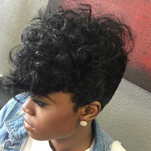 Short Curly Hairstyles for Black Women-28