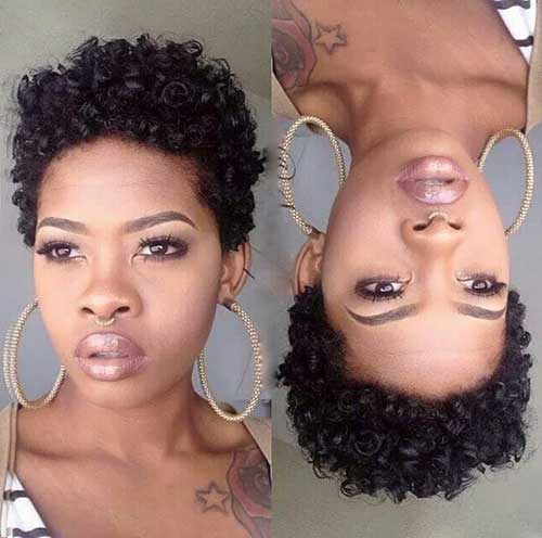 Short Curly Hairstyles for Black Women-6