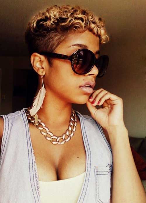 Short Curly Hairstyles for Black Women-8