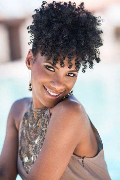 Short Curly Hairstyles for Black Women-9
