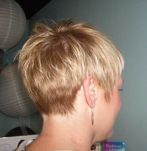 Back View of Pixie Cut