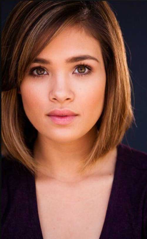  Short Haircuts for Round Faces-16