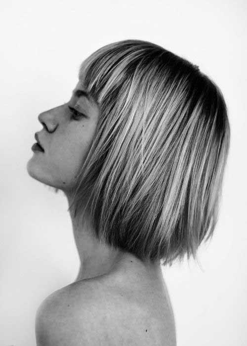 Short Hairstyles with Bangs-7