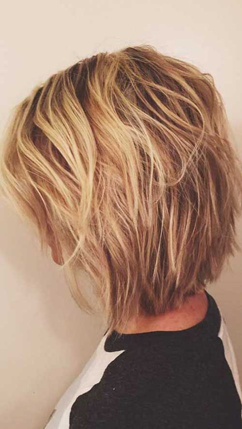 Hairstyles for Short Layered Hair-8