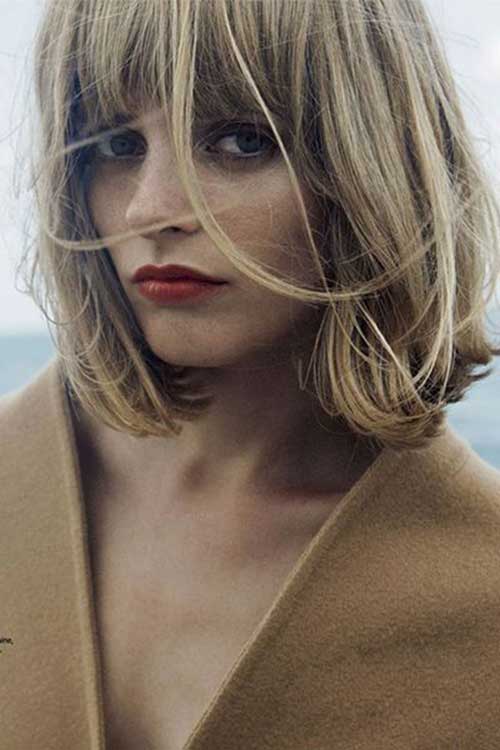 Hairstyles for Short Hair with Bangs