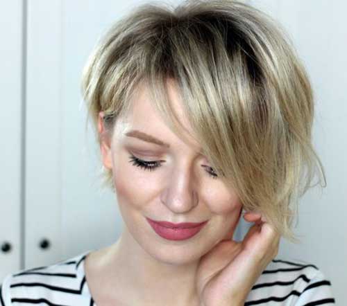 Short Hairstyles for Round Face
