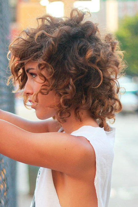 Sassy Hair, Curly Short Tips Women