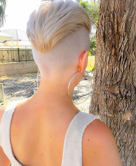 Blonde Pixie Short Shaved