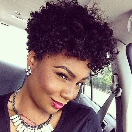 6 Short Curly Hairtyles for Black Women 360