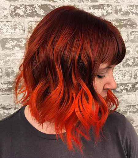 Hair Red Ombre Auburn