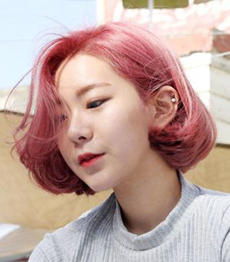 Hair Korean Asian Pink