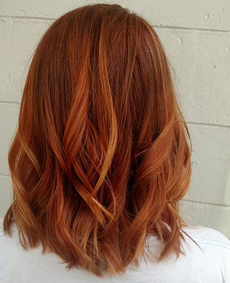 Copper Hair Red Colors