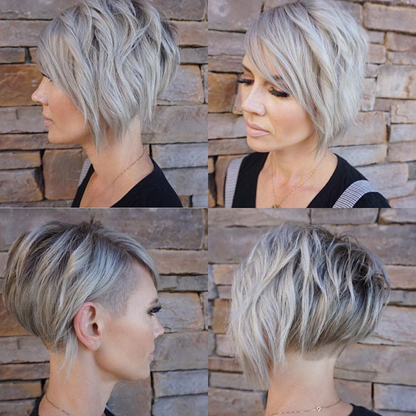 Short Layered Haircuts For Round Faces